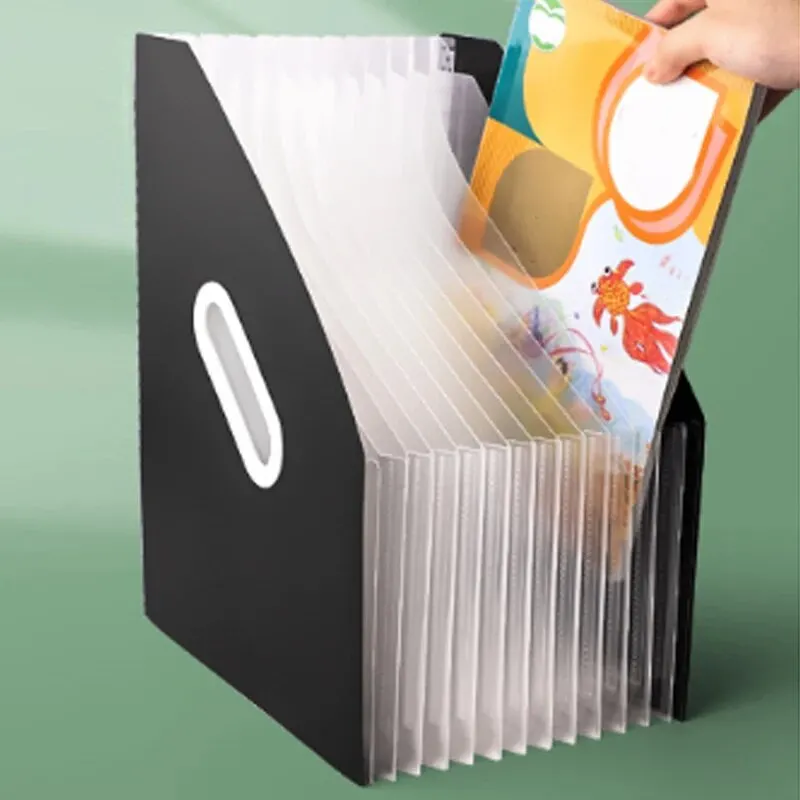 Document Scanner Portable - Tas akordeon portabel vertikal 13 grid