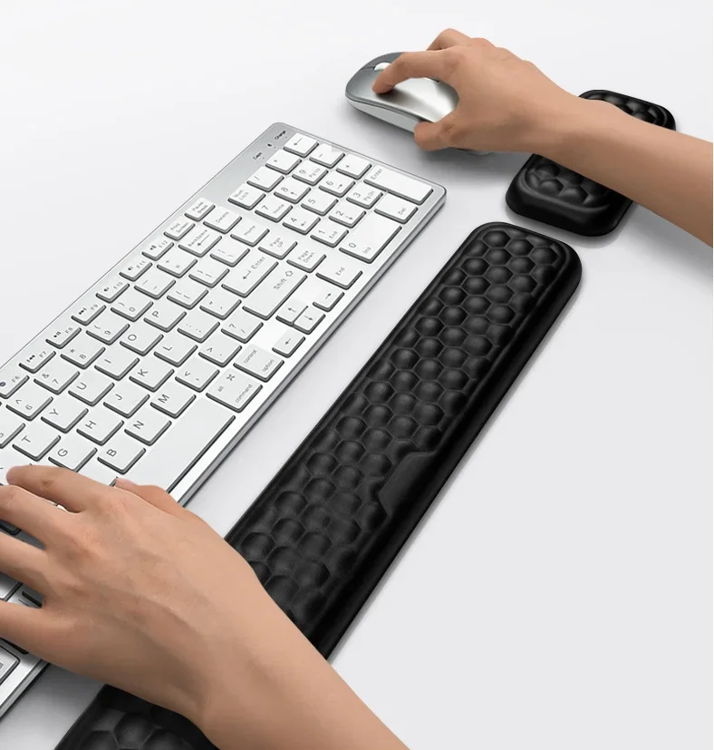 Keyboard Wrist Pad Leather - Alas Sandaran Pergelangan Tangan & Keyboard