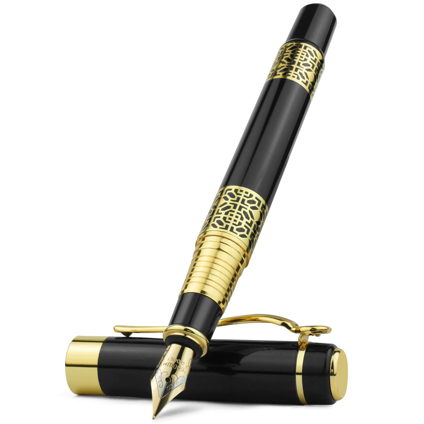 High Tech Office Accessories - Pena air mancur logam Retro, Nib
