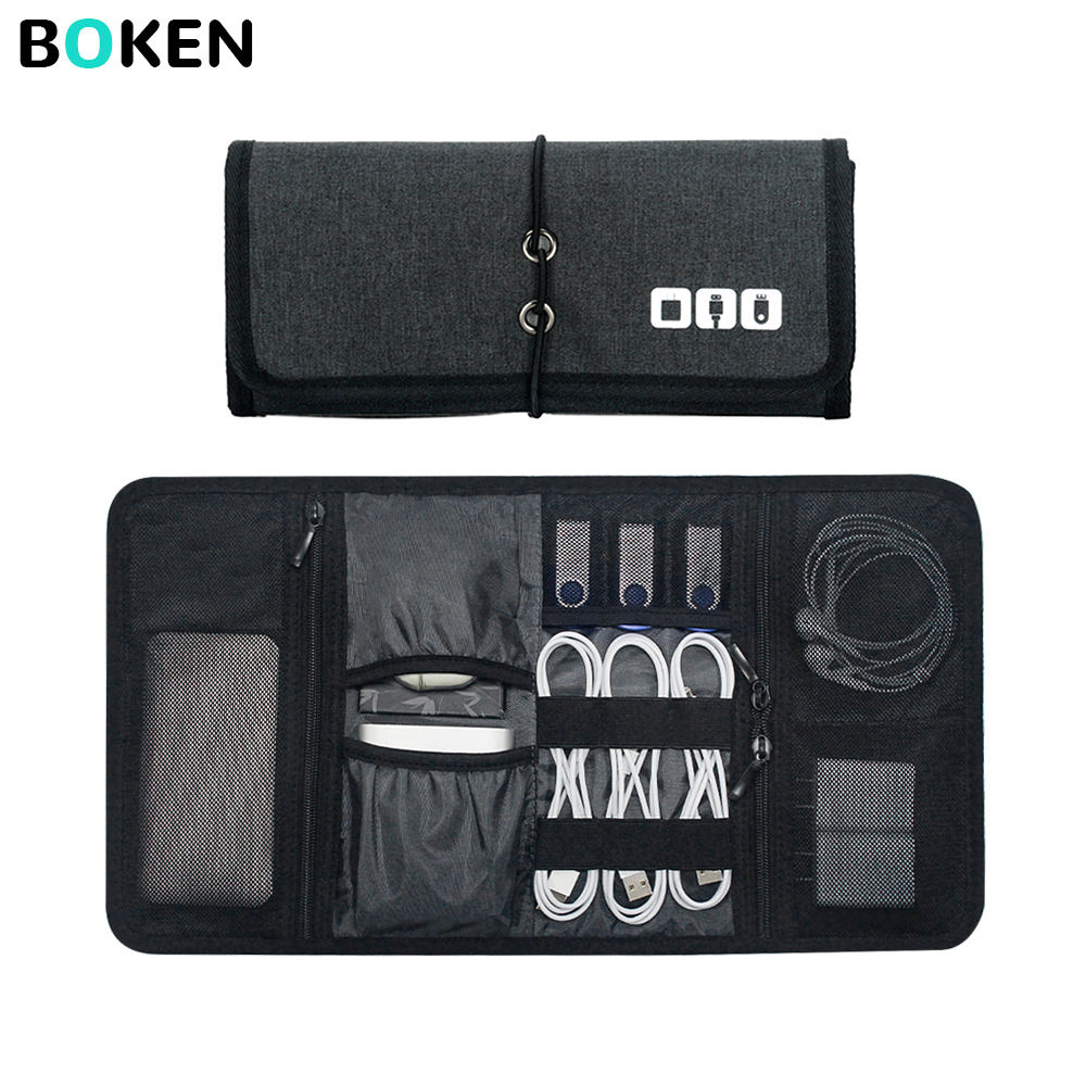 Tech Accessories For Travel - Tas Organizer Teknologi Tempat Penyimpanan Kabel