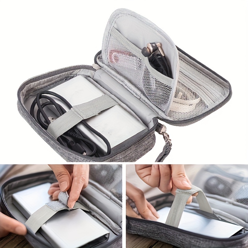 Tech Accessories Case - Tas penyimpanan perjalanan untuk kabel portabel