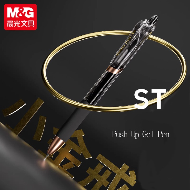 High Tech Office Accessories - Set Pulpen Gel Push-Up M&G 0.5MM