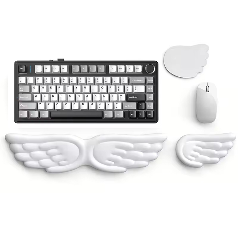 Keyboard Wrist Pad Leather - Alas Mouse Keyboard Mekanik Penyangga Pergelangan