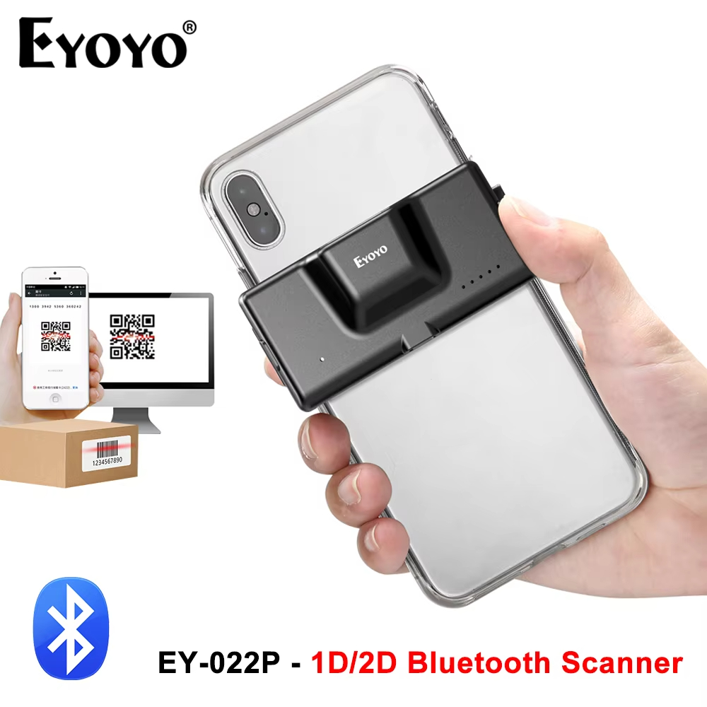 Document Scanner Portable - Eyoyo pemindai kode batang EY-022P, pemindai
