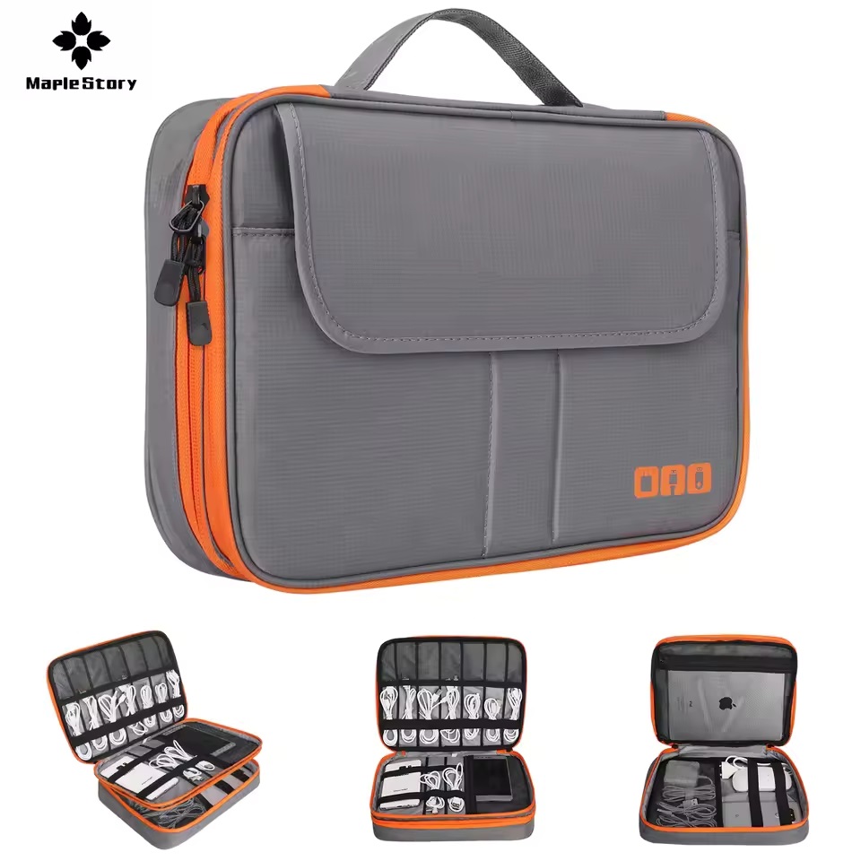 Tech Accessories Bag - Tas Penyimpanan Digital Lapis Ganda untuk