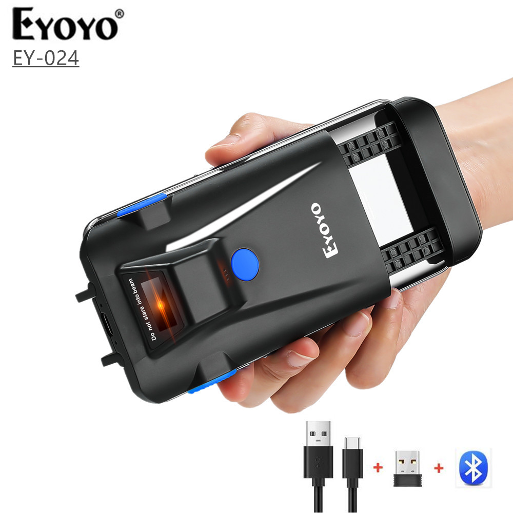 Document Scanner Portable - Eyoyo EY-024 Pemindai Kode Batang Bluetooth