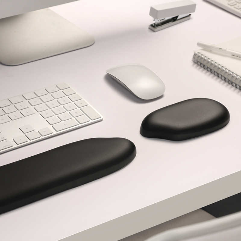Bantalan Mouse silikon beras,  - Keyboard Wrist Pad Leather ulasan dan harga