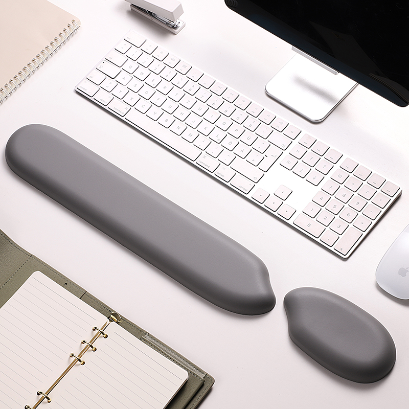 Bantalan Mouse silikon beras,  - Keyboard Wrist Pad Leather ulasan dan harga
