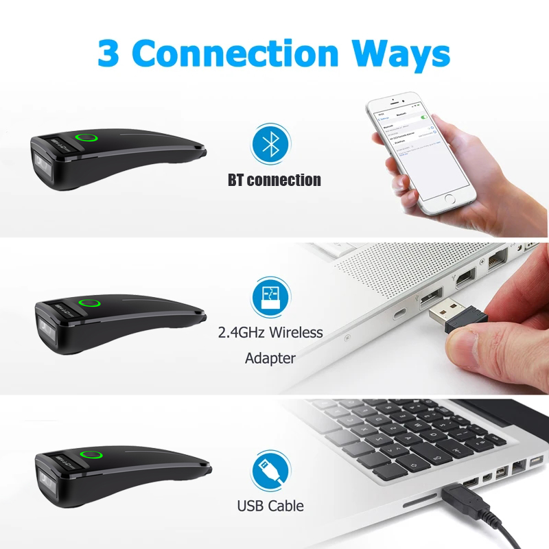 Pemindai kode 2D W7 genggam Mi - Document Scanner Portable ulasan dan harga