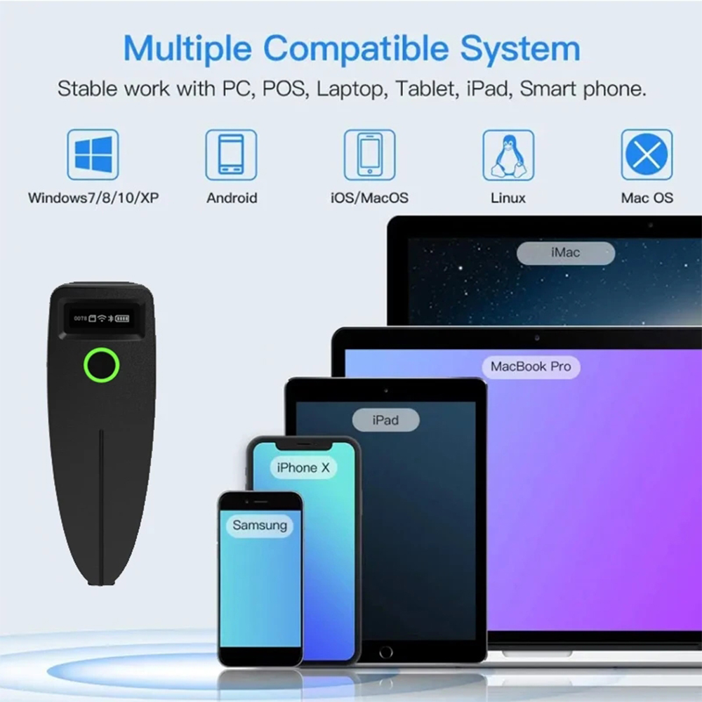Pemindai kode 2D W7 genggam Mi - Document Scanner Portable ulasan dan harga