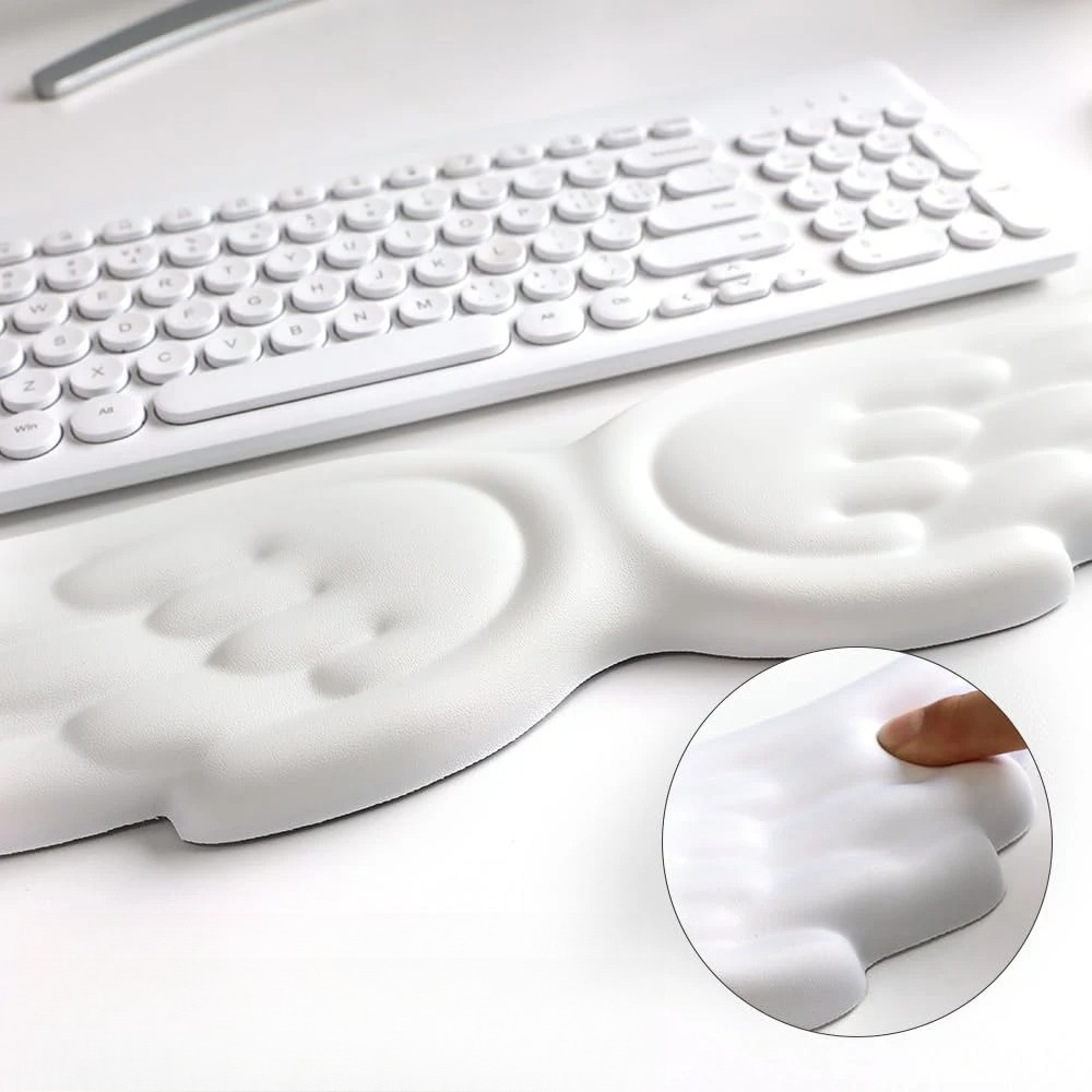 Mousepad Ergonomis Angel Keybo - Keyboard Wrist Pad Leather ulasan dan harga