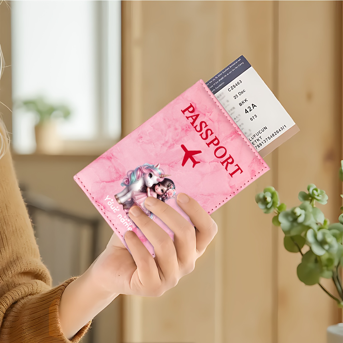 Tempat Paspor PU Pola Unicorn  - Tech Accessories For Travel ulasan dan harga