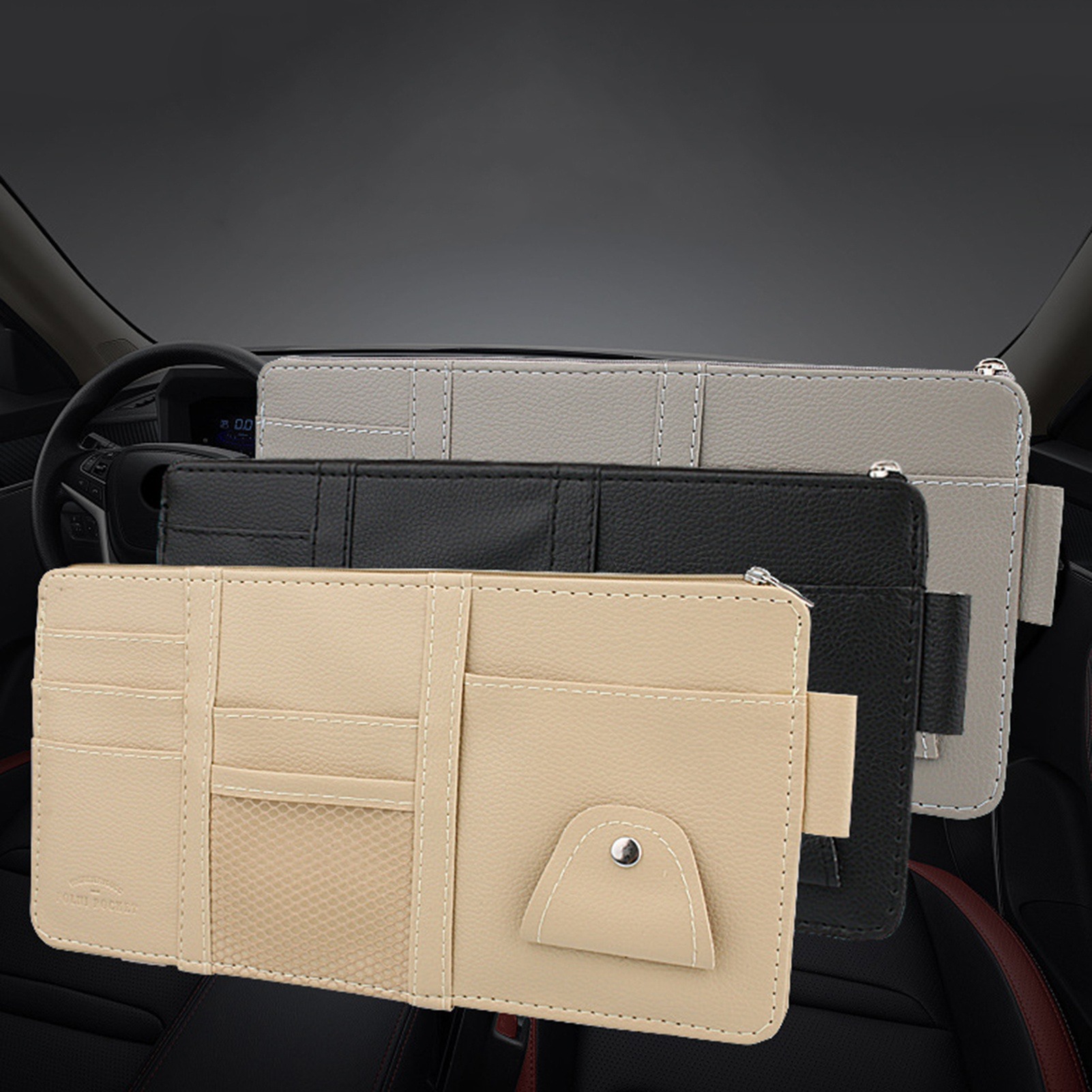 Organizer Sun Visor Mobil, Aks - Tech Accessories Bag ulasan dan harga