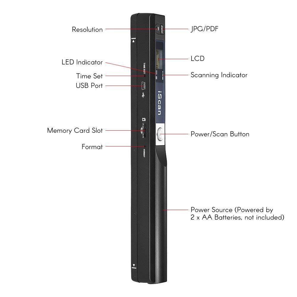 IScan pemindai genggam, pemind - Document Scanner Portable ulasan dan harga