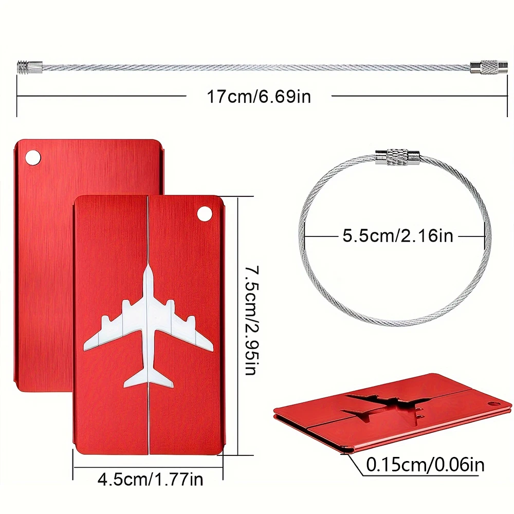 Tag Bagasi Perjalanan Bahan Al - Tech Accessories For Travel ulasan dan harga