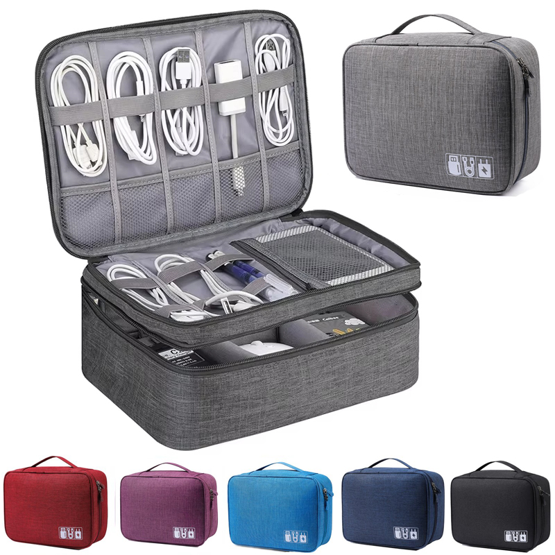 Tas Penyimpanan Kabel Tahan Ai - Tech Accessories Case ulasan dan harga