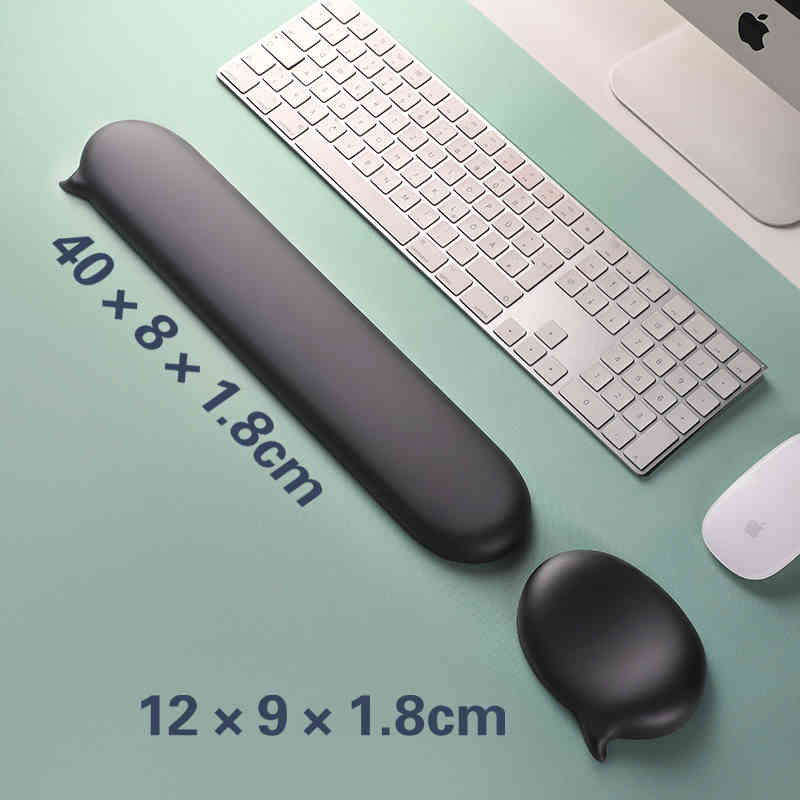 Mousepad Silikon Pergelangan T - Keyboard Wrist Pad Leather ulasan dan harga