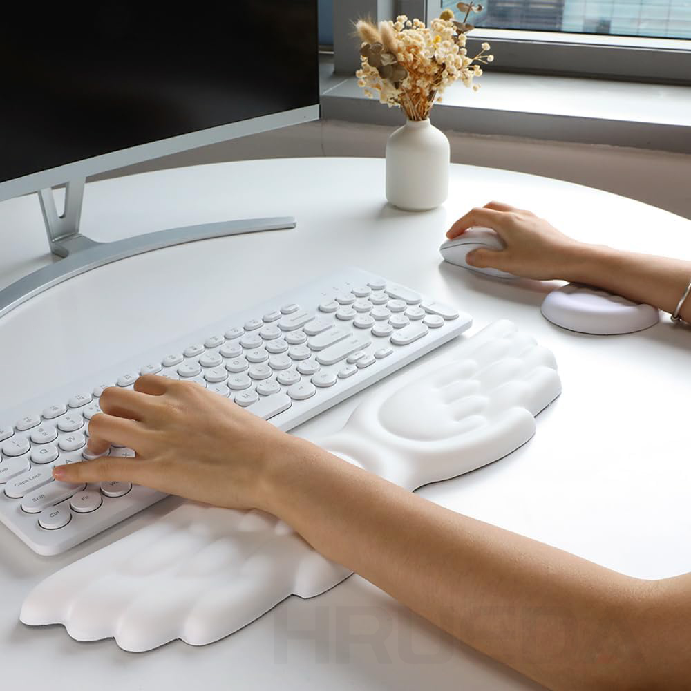 Keyboard mekanik, Mouse, sanda - Keyboard Wrist Pad Leather ulasan dan harga
