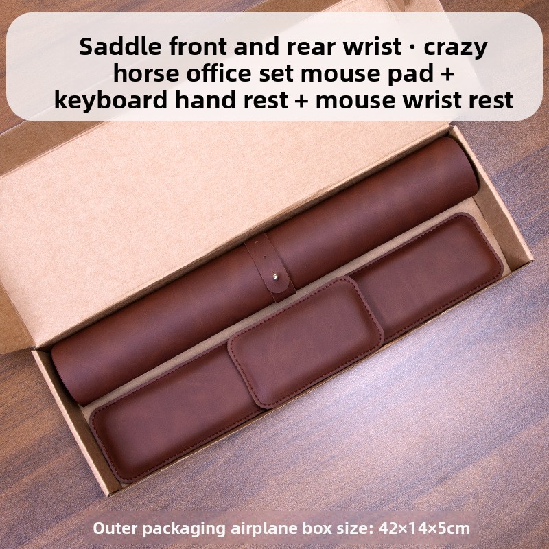 Alas Meja Anti Air PU Mouse Pa - Keyboard Wrist Pad Leather ulasan dan harga