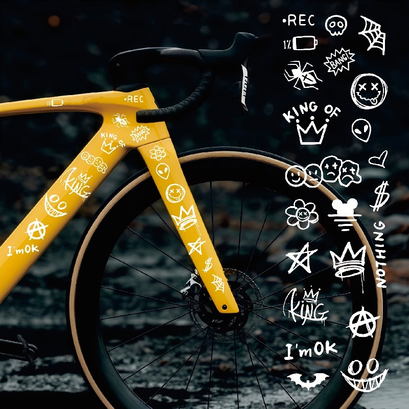 1set Stiker Rak Sepeda Dekoras - Tech Accessories Bag ulasan dan harga
