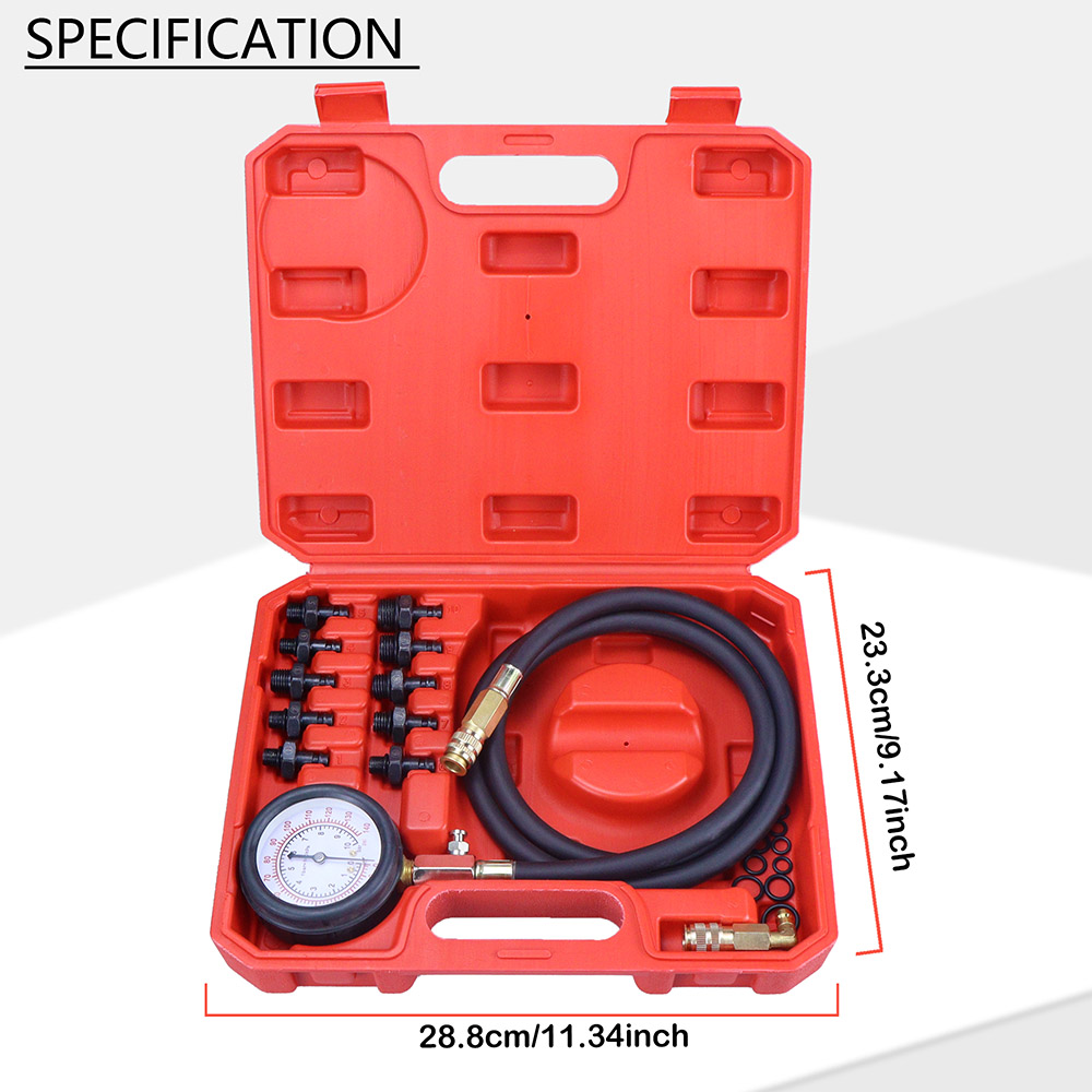 Alat pengukur tekanan oli 0-14 - Tech Accessories Case ulasan dan harga