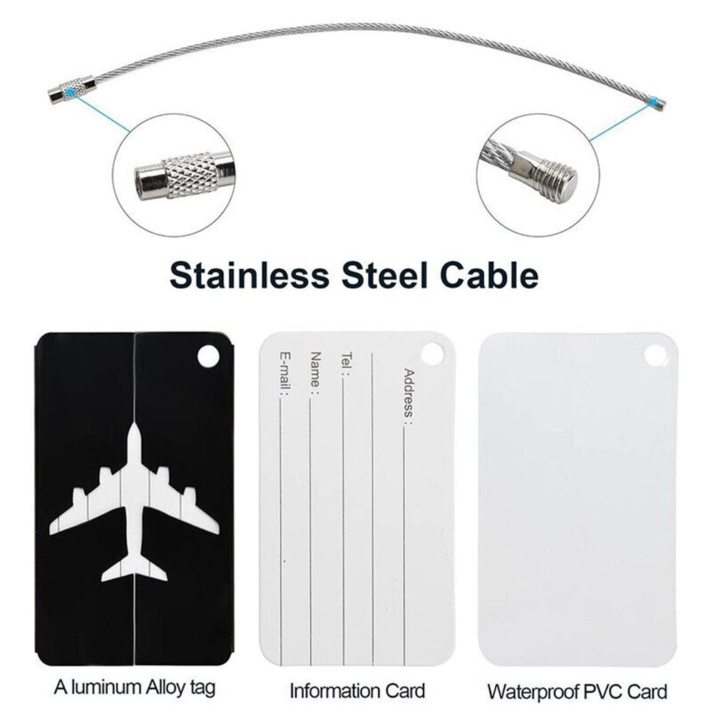 Label bagasi perjalanan Alumin - Tech Accessories For Travel ulasan dan harga