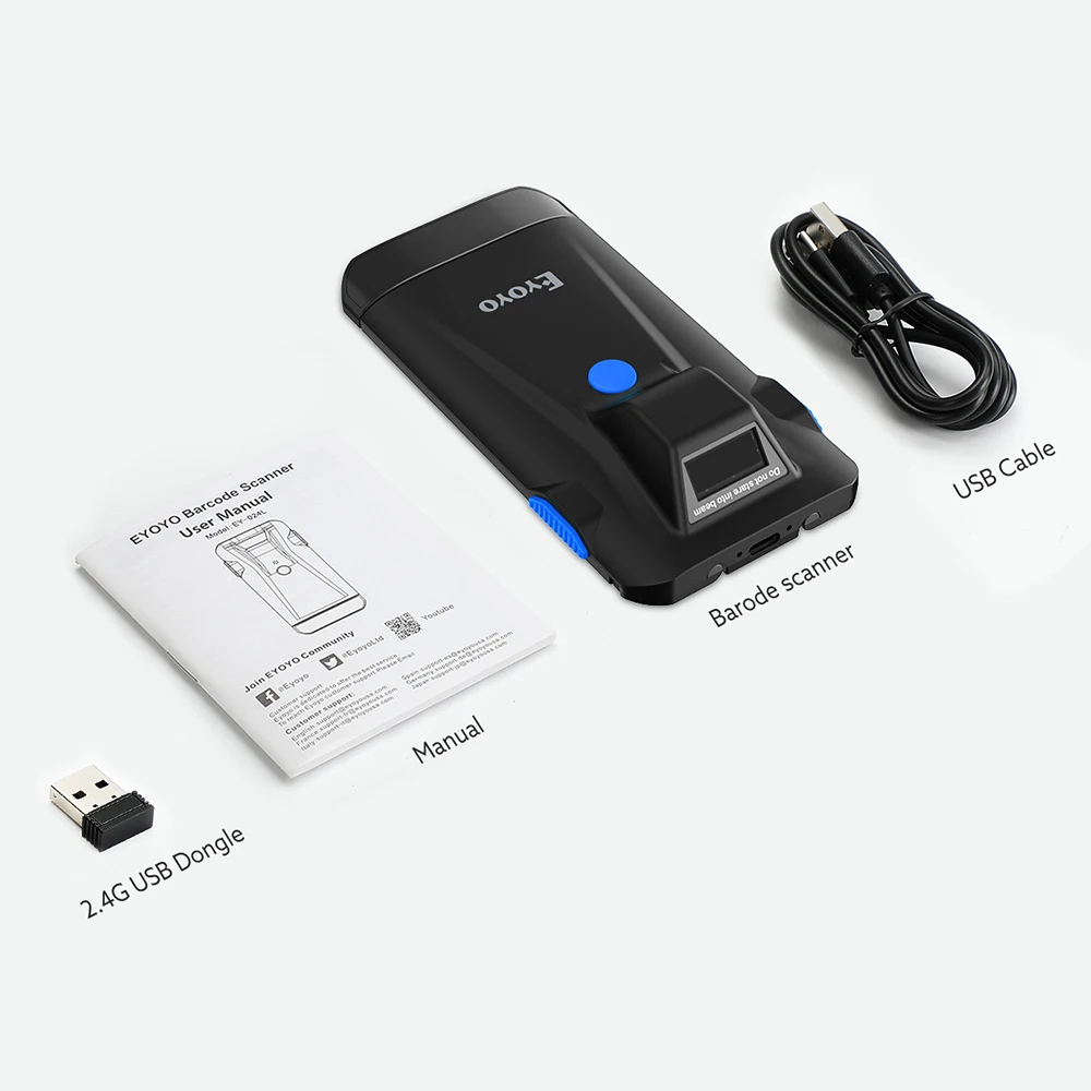 Eyoyo EY-024 Pemindai Kode Bat - Document Scanner Portable ulasan dan harga