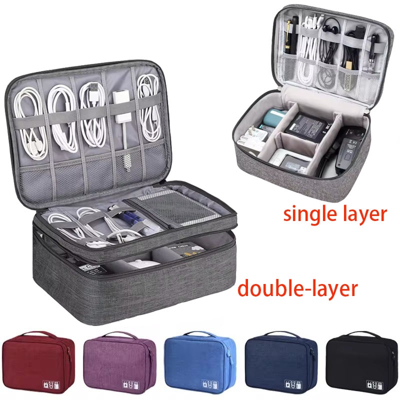Tas Penyimpanan Kabel Portabel - Tech Accessories Kit ulasan dan harga