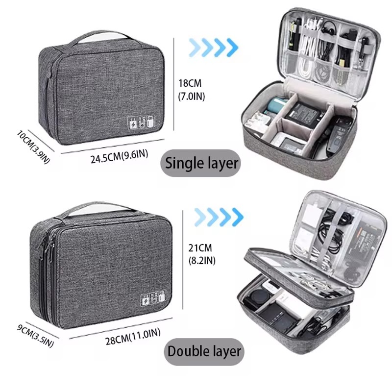 Tas Penyimpanan Kabel Portabel - Tech Accessories Kit ulasan dan harga