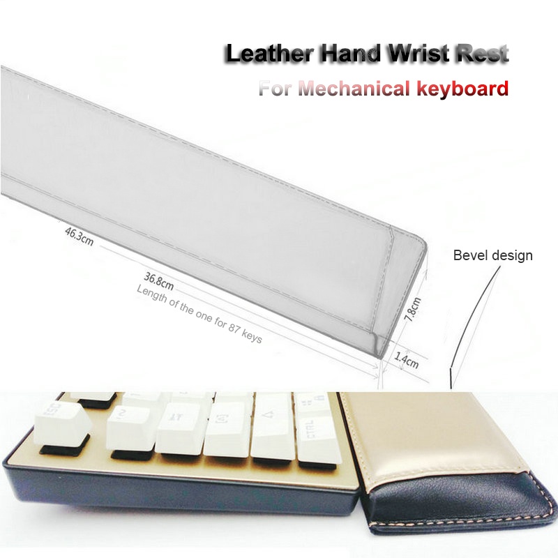 Heculas Alas Mouse Desain Beve - Keyboard Wrist Pad Leather ulasan dan harga